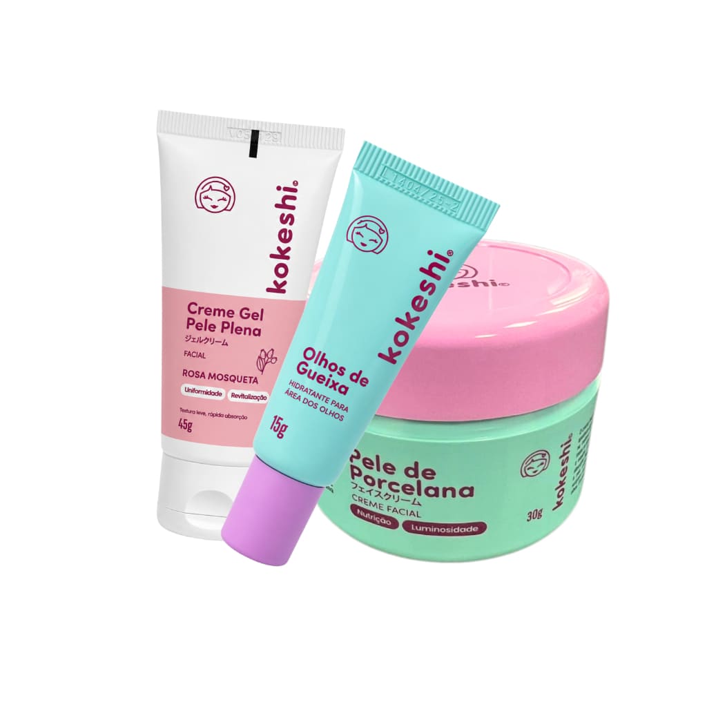 ✨O Segredo da Skincare Asiática! ✨ Kit Pele de Porcelana + Olhos de Gueixa