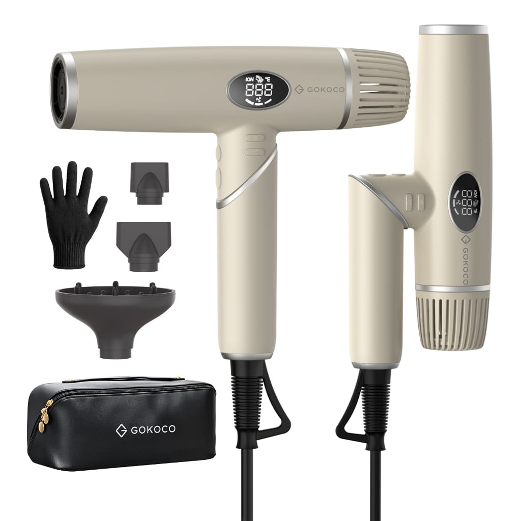 Secador Turbo Flex 3 em 1 Dobrável Bivolt — Compacto, Potente e Ideal para Viagens