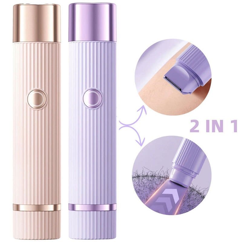 Depilador Elétrico Feminino Recarregável SuaveTouch (Edição Portátil)
