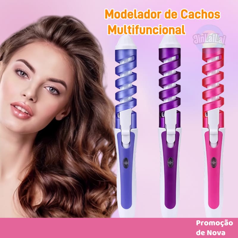 Modelador de Cachos Profissional Bivolt com Revestimento Cerâmico – Cachos Perfeitos e Sem Frizz
