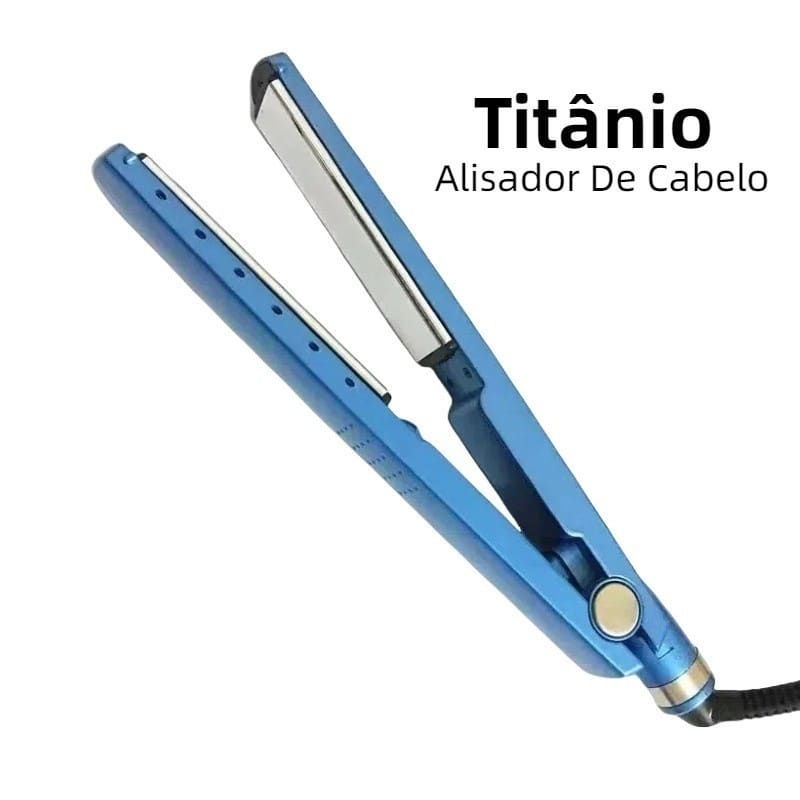 Prancha Chapinha Nano Titânio Bivolt Profissional para Cabelos Lisos e Brilhantes