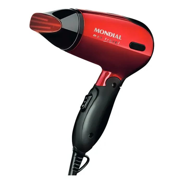 Secador de Cabelo Mondial Max Travel: Potência de Salão que Cabe na Sua Mala!